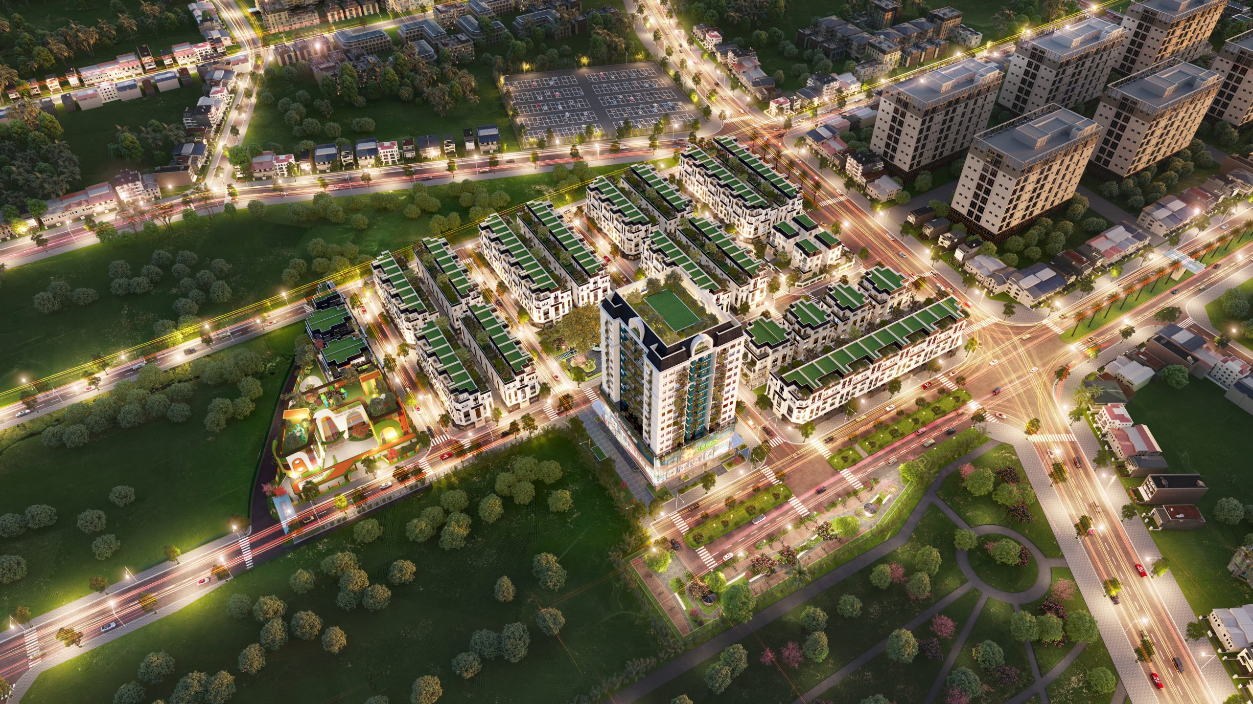 2. Ảnh tổng thể đêm