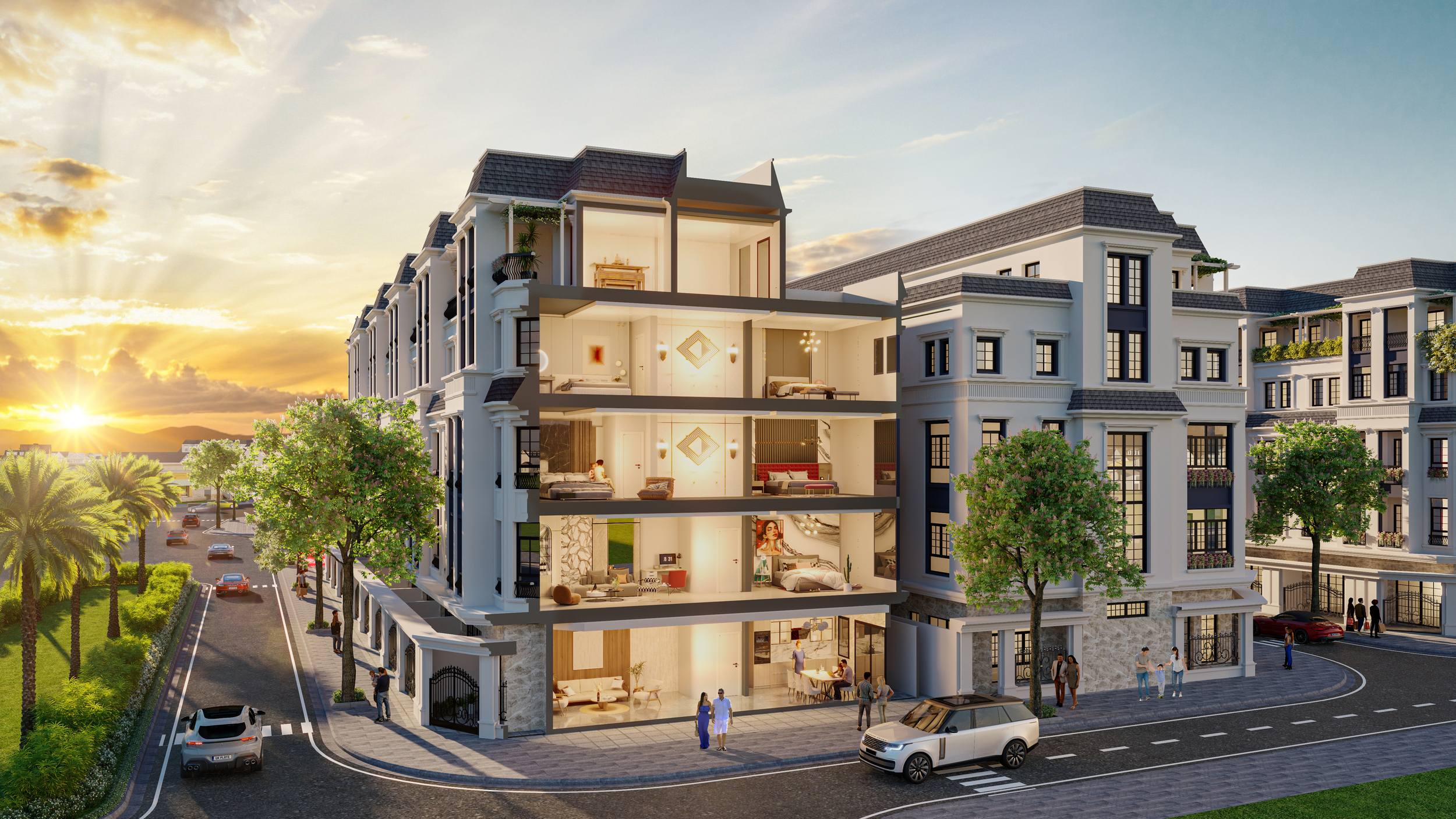 7. Ảnh mặt cắt liền kề